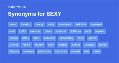 sexiest synonyms|Sexy .